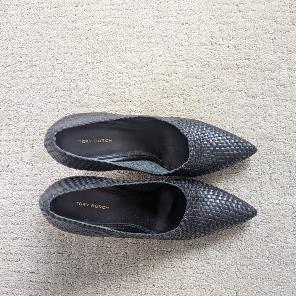 Tory Burch Black Heels Elegant Design - Picture 2 of 12